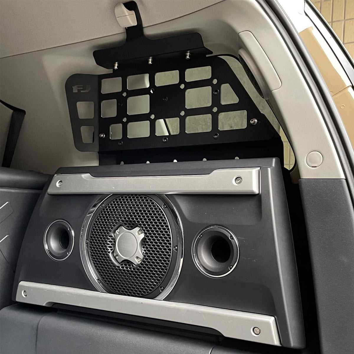HIGH FLYING Toyota FJ Cruiser (XJ10) 2007-2022 Modular System MOLLE Panels Trunk Shelf Organizer Interior Luggage Carrier Rack Storage Cargo Shelf Basket Holder