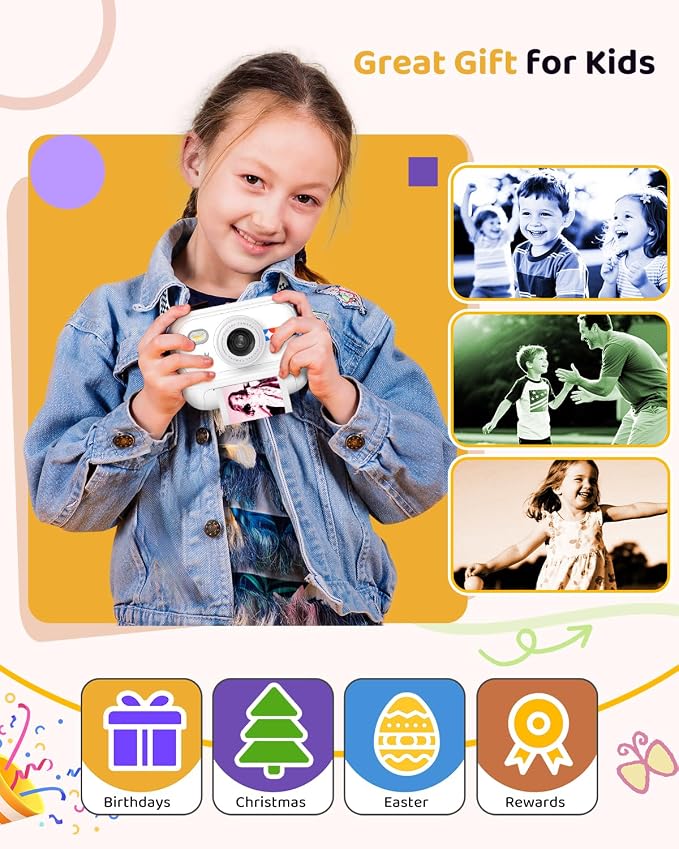 Kids Color Instant Print Camera – Kids Camera