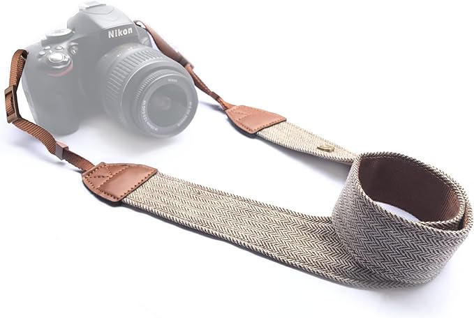 Alled Camera Neck Shoulder Belt Strap, Vintage Soft Camera Straps