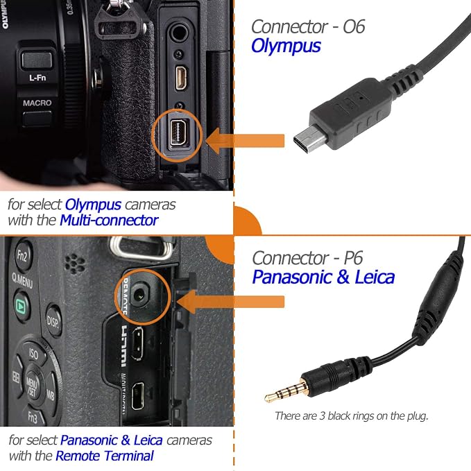 AODELAN Wireless Camera Shutter Release Remote Control