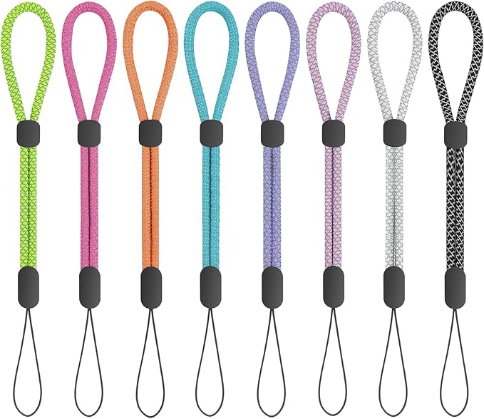 FrgKbTm Hand Wrist Strap Lanyard, Adjustable Nylon Colorful