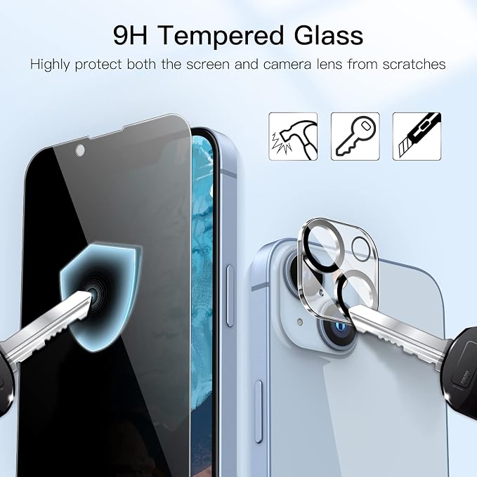 JETech Privacy Full Coverage Screen Protector