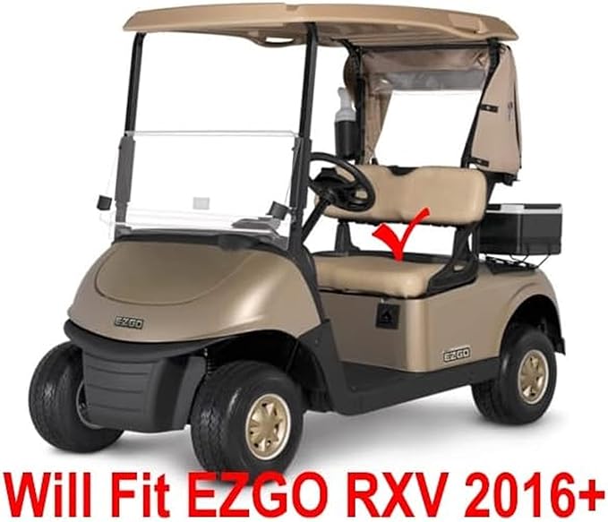 Huskey Golf Cart Front Basket Storage Basket Dash Basket Compatible W/EZGO TXT/RXV,Club Car DS (2000.5+) Precedent/Tempo/Onward,Yamaha G29 Drive2 2007+ One Piece Solid Design & Larger Compartments