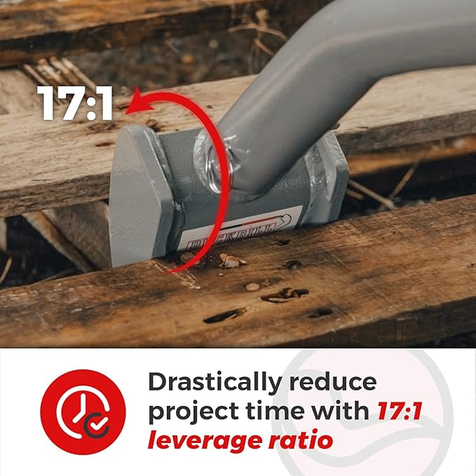 The Original Deck Wrecker Deck Board Removal Tool. Heavy-Duty Professional-Grade Pry Bar Engineered for Power & Efficiency. Trusted by Professionals for Their Toughest Jobs