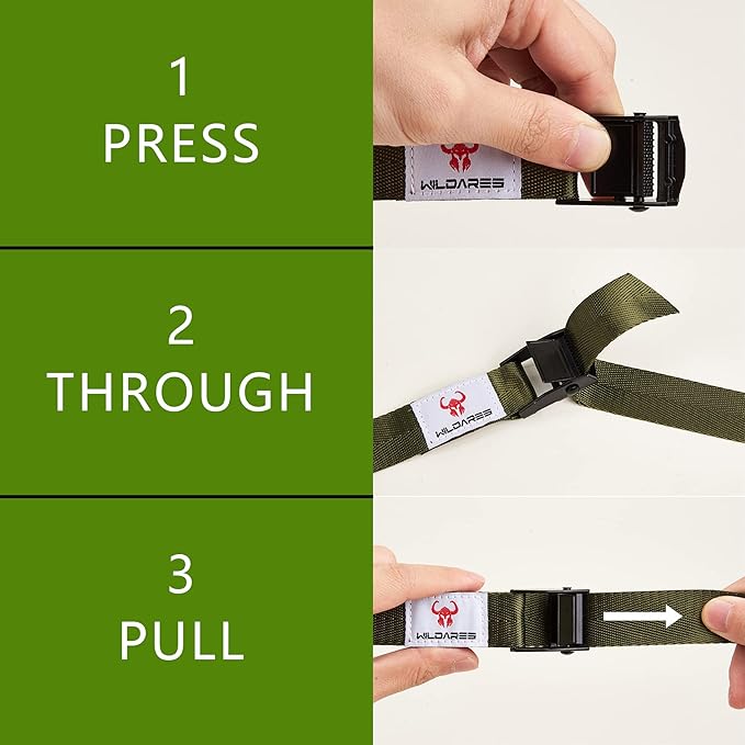 1" x 6.6' Trail Cam Strap, Game Camera Straps, Trail Camera mounting Straps