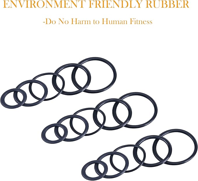 PWACCS High Pressure Washer O Ring Kit, Replacement Rubber Ring for Power Washer, General for Pump, Coupler, Adapter, Hose, Gun and Nozzle, 100 Pieces
