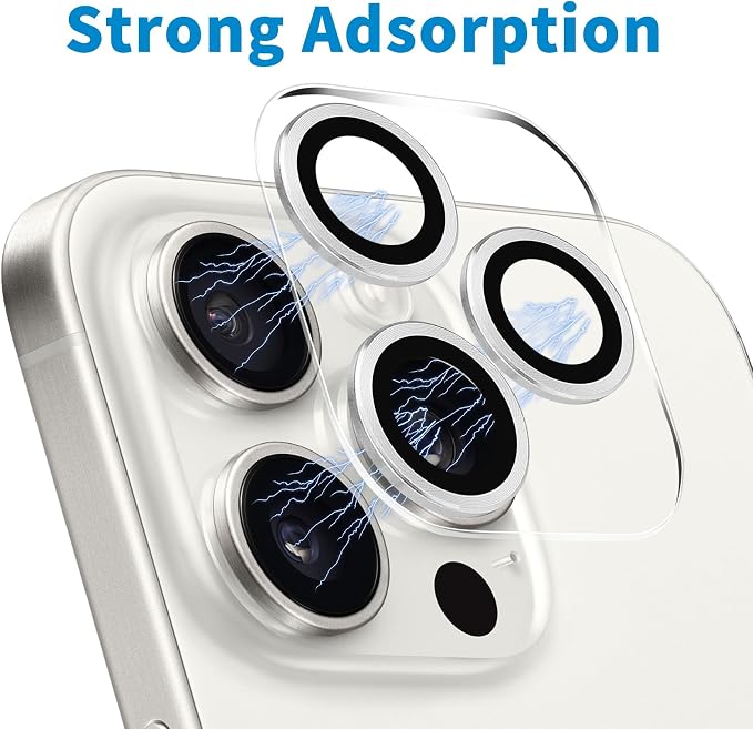3 Pack Dengduoduo Tempered Glass Camera Lens Protector