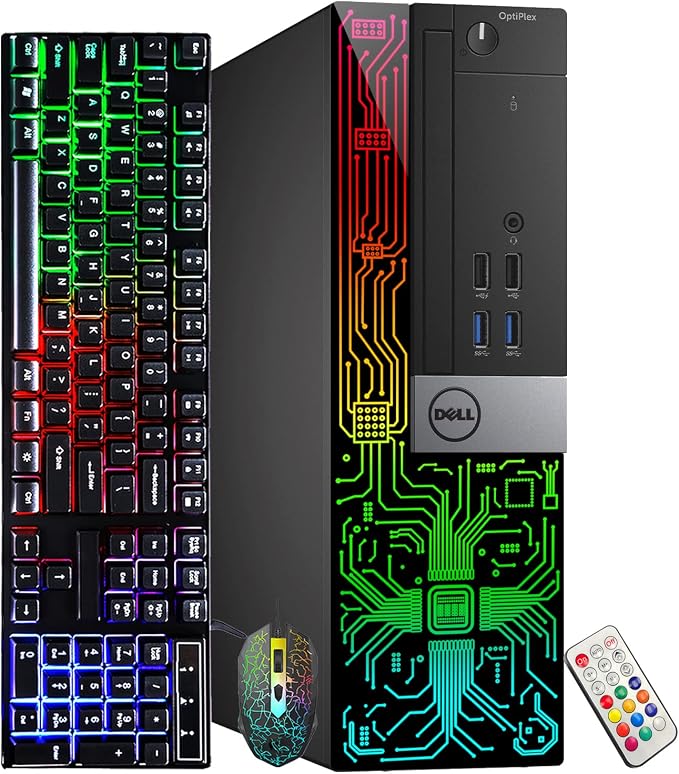 Dell OptiPlex 7040 Small Form Factor RGB Desktop PC, Intel Quad Core i5-6500 up to 3.6GHz, 16G DDR4, 512G SSD, Windows 11 Pro 64 Bit-Multi-Language (Renewed)