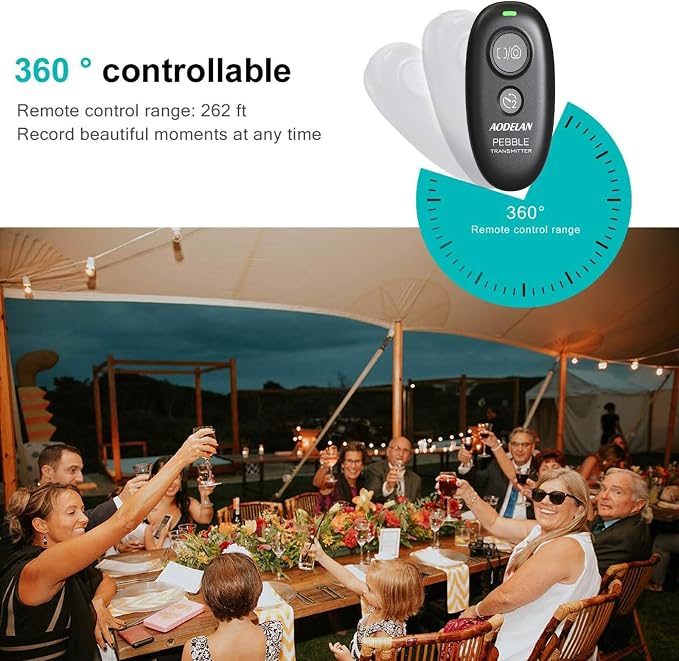 AODELAN Wireless Camera Shutter Release Remote Control