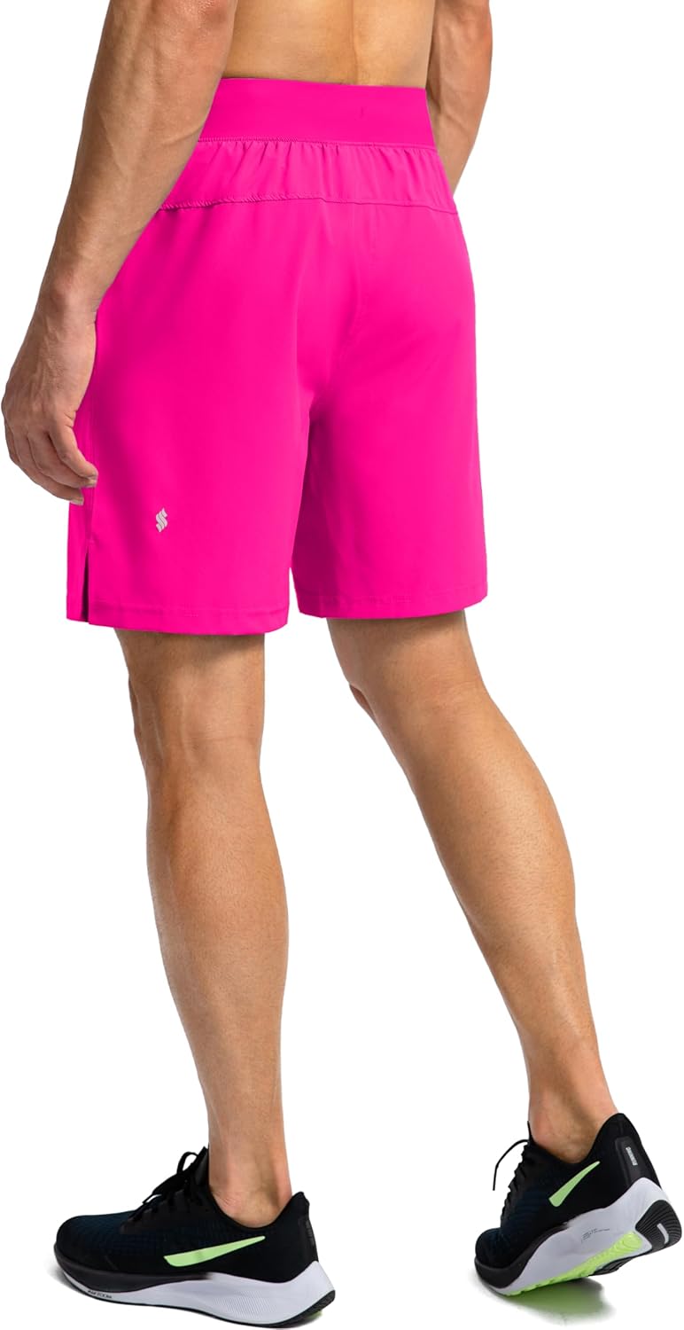 Soothfeel Men's Running Shorts - Lightweight Athletic Shorts with Zipper Pockets | Available in 9", 7", 5" Sizes