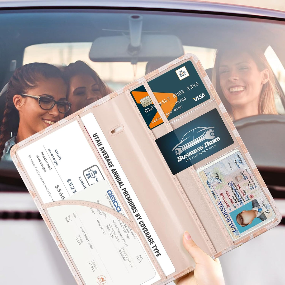 CoBak Car Registration and Insurance Holder
