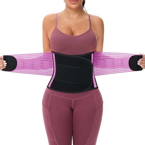 KOOCHY Waist Trainer - Adjustable Sweat Band for Tummy Control & Weight Loss | Unisex Fitness Belt
