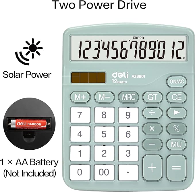 Calculator, Deli Standard Function Desktop Calculators
