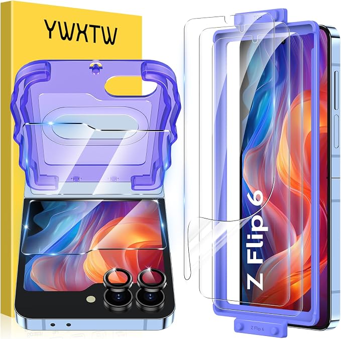 YWXTW EZ Alignment for Samsung Galaxy Z Flip 6/Z Flip 7 FE Screen Protector