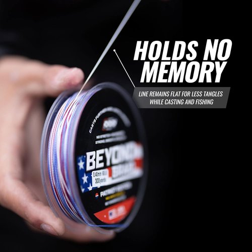 Beyond Braid Braided Fishing Line - Super Strong & Abrasion Resistant - Available in 8 Colors & 4/8 Strand Options
