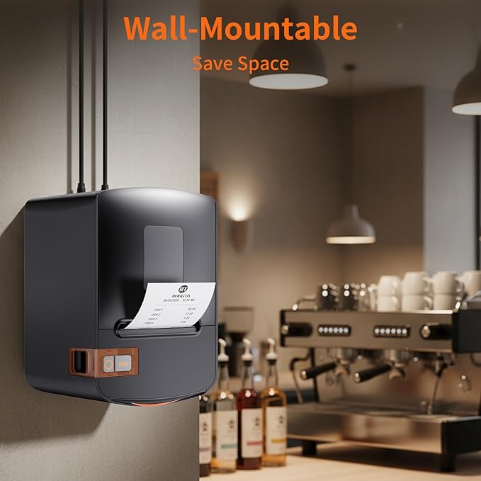 Rongta Thermal Receipt Printer, 80mm High-Speed POS Printer