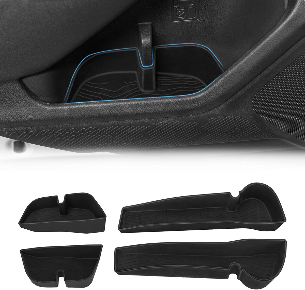 Door Storage Box for 2025 2026 Subaru Forester Accessories, 4 Pack