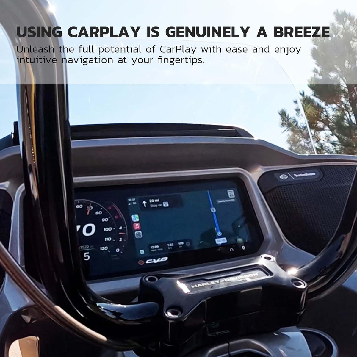 MaedHawk Bypass Motorcycle CarPlay Bluetooth Headset Adapter with Passthrough USB-C Charging Port