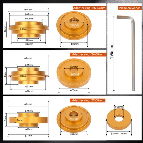 Bicycle Bottom Bracket Removal Installation Tool Kit, Bearing Press Tool,Bike Bottom Bracket Remover,Suitable for BB86/BB30/BB91/BB92 and More