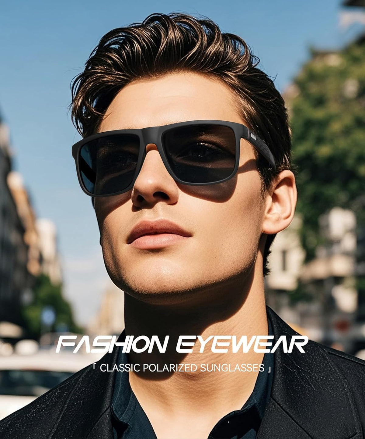 Perfectmiaoxuan Polarized Sunglasses - Lightweight Frame with HD Pilot Lenses | Ideal for Golf, Driving, Fishing, Travel