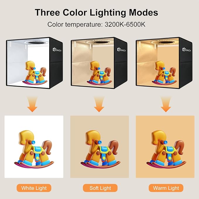 16x16 Inch Portable Folding Photo Studio Shooting Tent Box