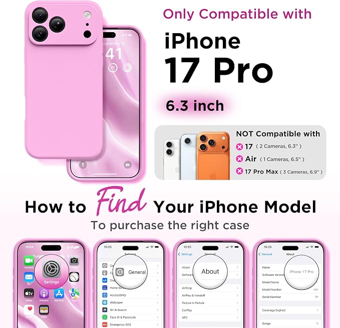 GolbinBox Magnetic for iPhone 17 Pro Case, Compatible