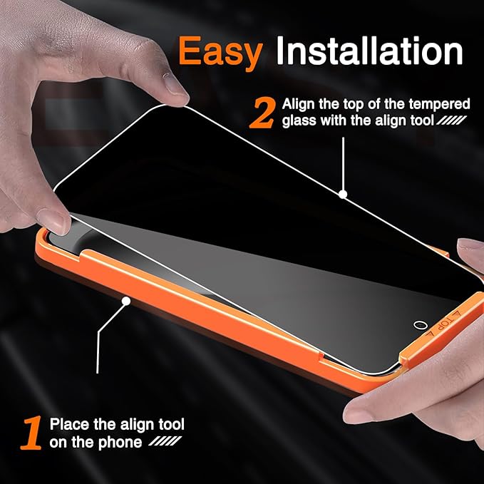 Milomdoi 3 Pack Privacy Screen Protector