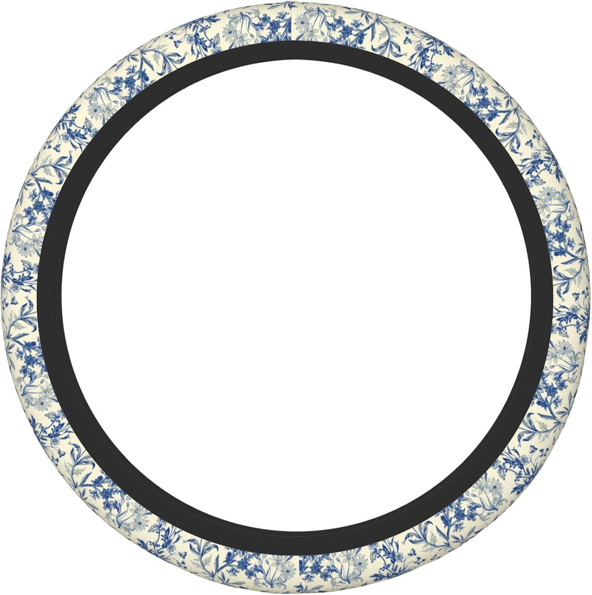 Floral Cute Steering Wheel Cover for Women & Men – Universal 15 Inch Car Accessories, Non-Slip & Stylish Design, Fits Most Cars, SUVs, and Auto