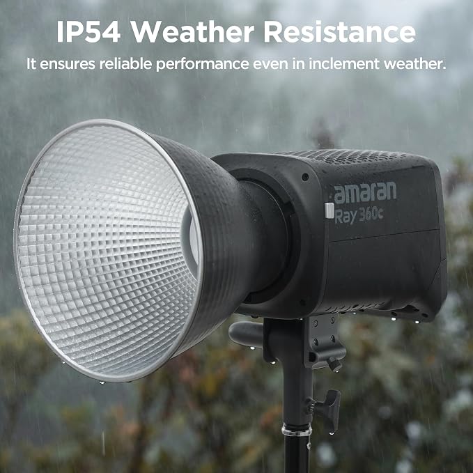 Amaran Ray 360c 360W RGBWW Full-Color LED Video Light, OmniColor Engine