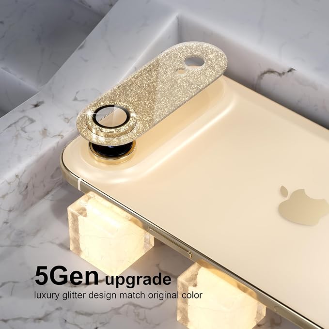 Choiche Compatible for iPhone 17 Air Camera Lens Protector, Bling Camera Cover