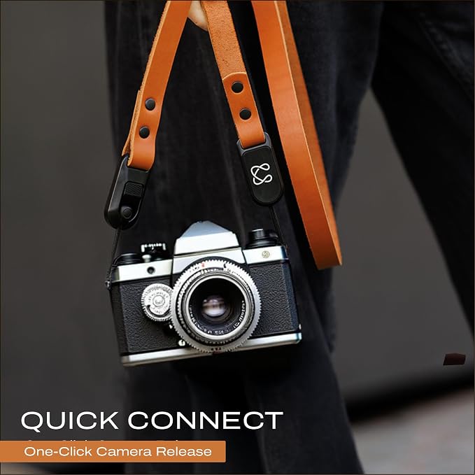 C Coiro Thin Leather Camera Strap