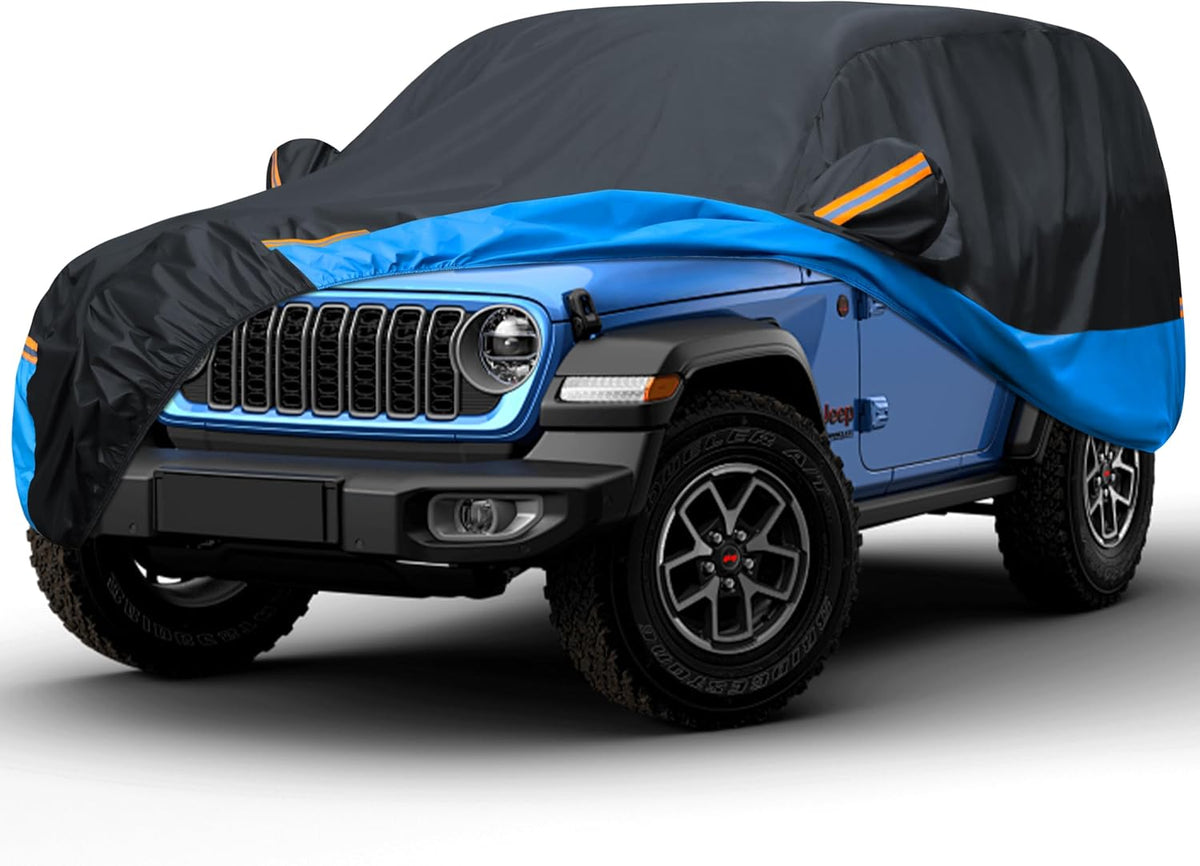 Car Cover Waterproof All Weather Outdoor Windproof Dustproof UV Protection Fit SUV