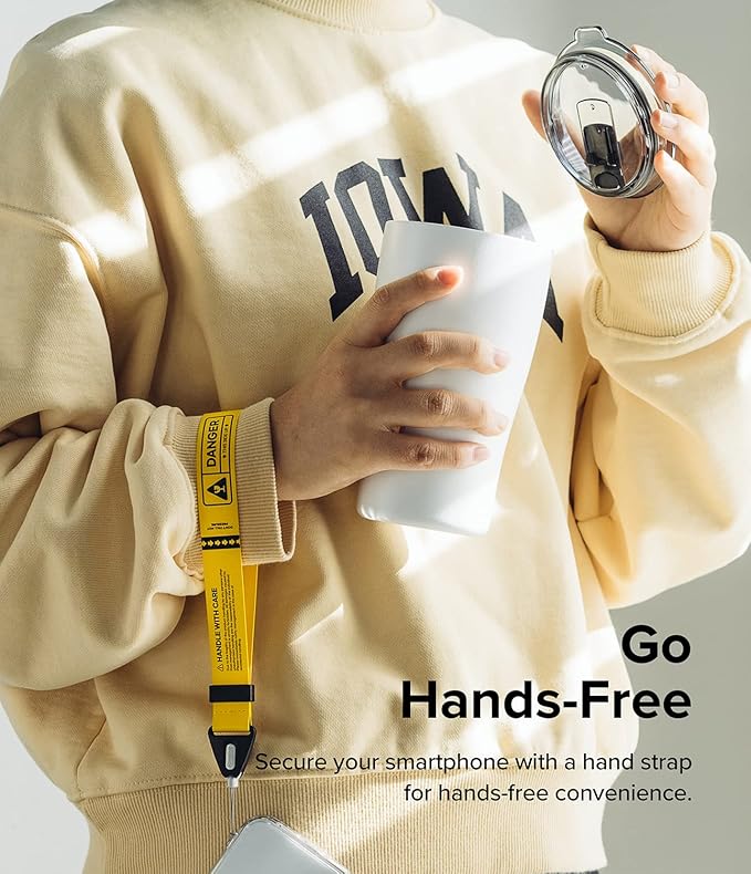 Ringke Hand Strap Designed for Camera Strap and Phone Strap, Adjustable Sturdy