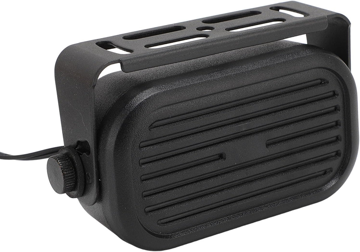3.5mm Car External Speaker for CB Radio Ham Radio, Mini External Speaker with 14.76ft Cable, Loud Clear Sound for Mobile Transceiver Scanner, 5W 7W Compact Speaker