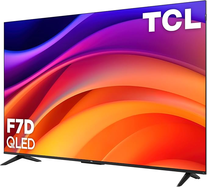 TCL 65-Inch F7D Series 4K QLED (65F7D, 2026 Model) with Dolby Vision HDR & Dolby Atmos Smart TV with Fire TV, Alexa+, Game Accelerator 120, High Brightness LED Backlight, Dolby Atmos and Voice Control
