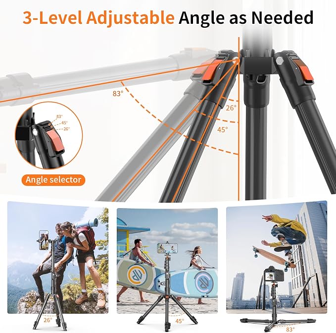 XXZU 75" Camera Tripod, Tripod For Camera Phone