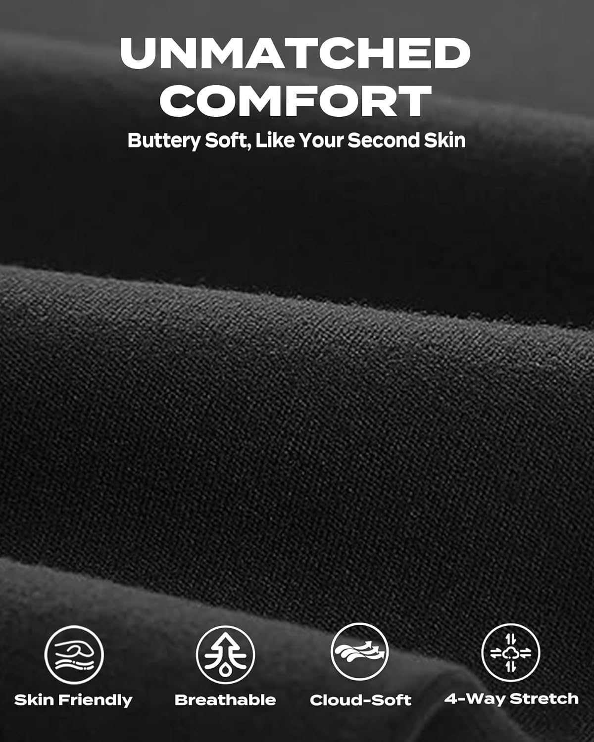 TNNZEET Capri Leggings for Women - High Waisted Tummy Control Black Yoga Pants with Pockets