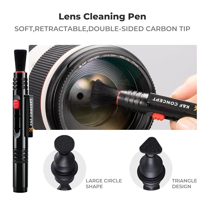 K&F CONCEPT 15-in-1 Camera Lens Cleaning Kit