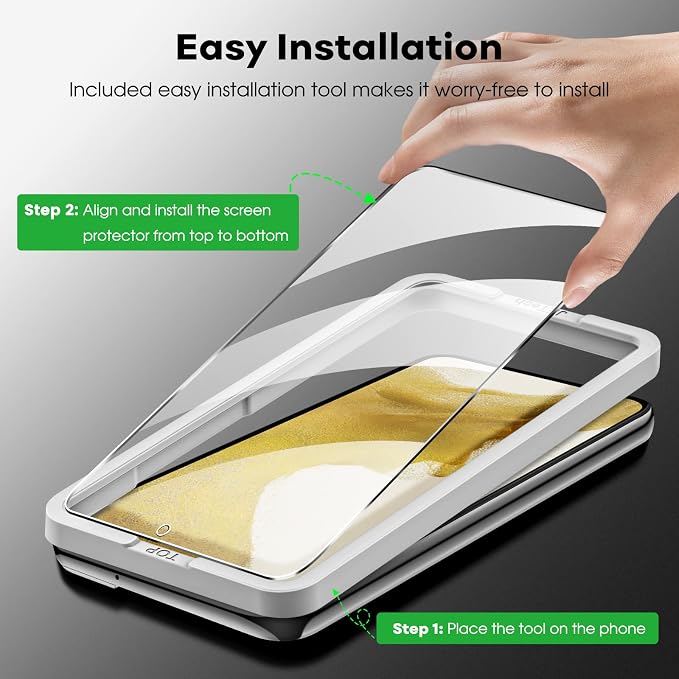 JETech Screen Protector for Samsung Galaxy S22 5G
