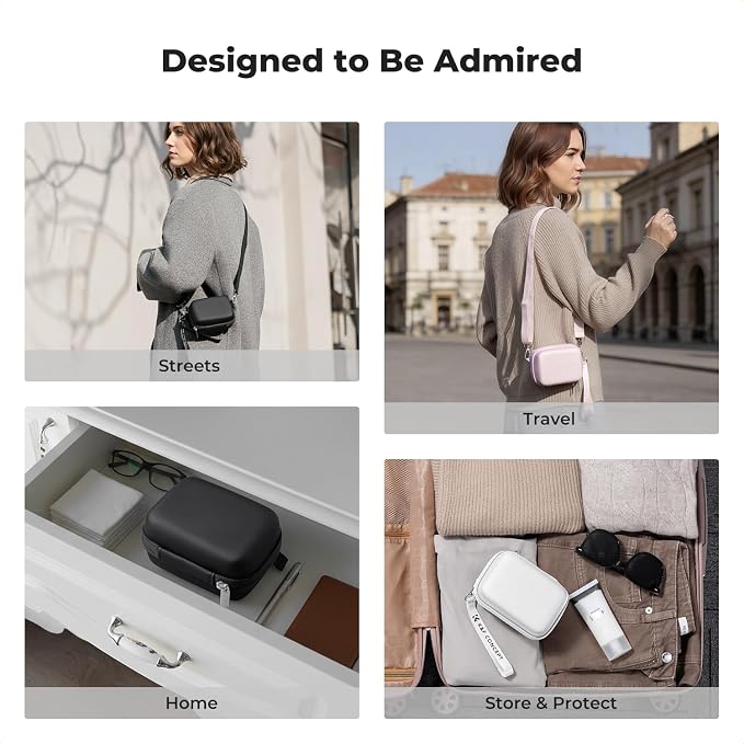 K&F CONCEPT Carrying Case for Digital Camera, Small Hard Shell Protective Case