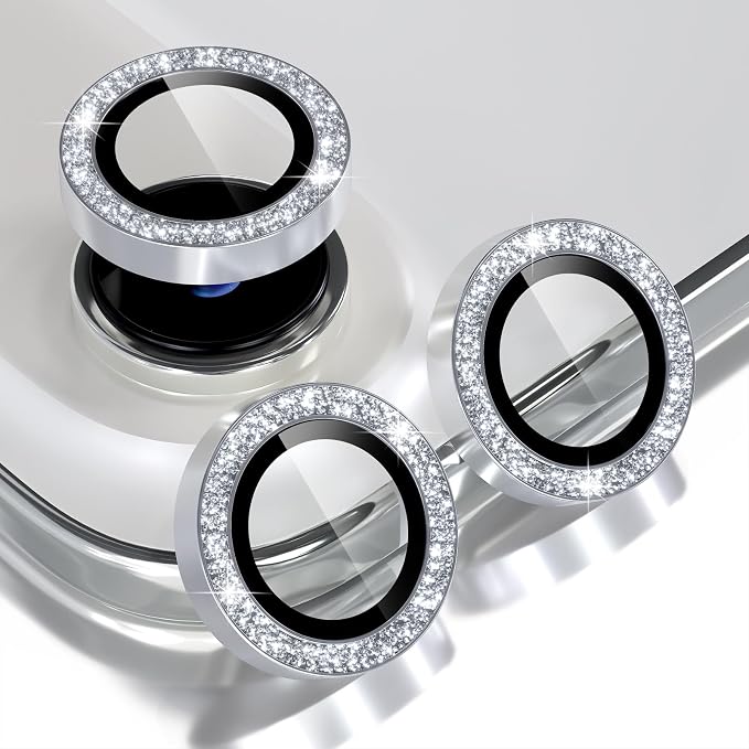 Choiche Compatible for iPhone 17 Air Camera Lens Protector Bling, 9H Tempered