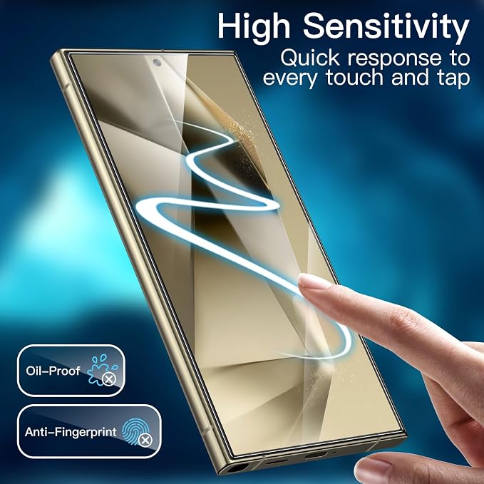 JETech Screen Protector for Samsung Galaxy S24 Ultra 5G 6.8-Inch
