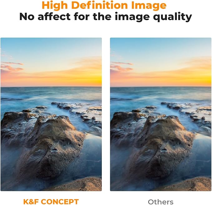 K&F CONCEPT 58mm Magnetic CPL+ND8+ND64+Magnetic Basic Ring+Lens Cap Camera Lens