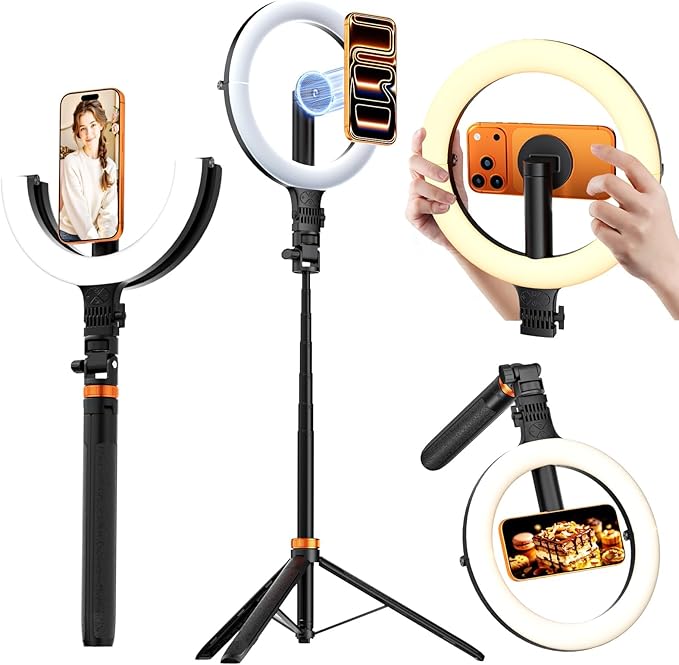 CloudValley 10" Magnetic Ring Light