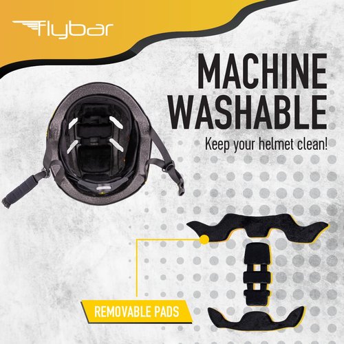 Flybar Bike Helmet- Multi Sport Dual Certified Adjustable Dial, Skateboard Helmet, Roller Skating, Pogo, Electric Scooter, Snowboard, Boys and Girls Kids- Adults Helmets (Wrn,M-L)