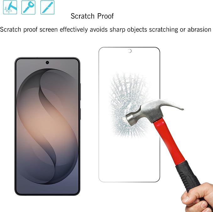 Ailun Glass Screen Protector for Galaxy S26 Ultra 3Pack + 2Pack Camera Lens
