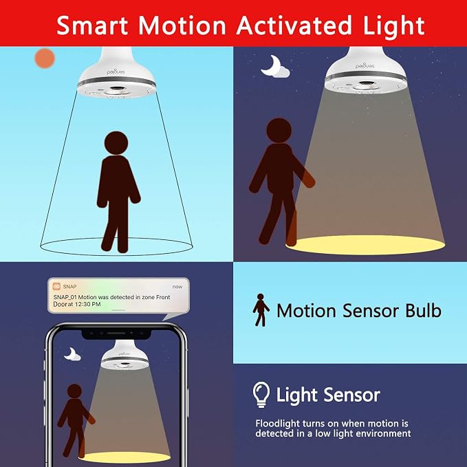 Sengled Floodlight Camera with Motion Sensor Light, Outdoor Security Camera