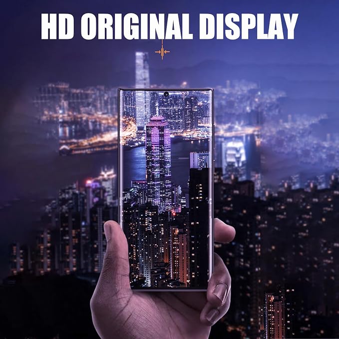 2 Pack Camera Lens Protector for Samsung Galaxy S24 Ultra, 9H Tempered Glass