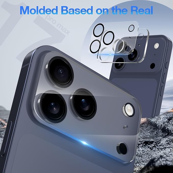 WHPXJY 2025 New Upgrade for 3 pack iPhone 17 Pro Max Camera Lens