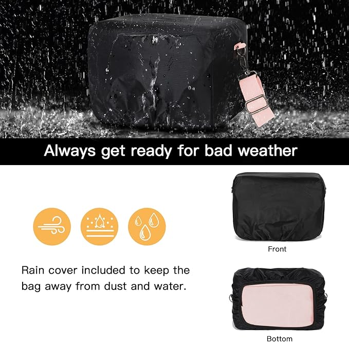 MOSISO Camera Case Crossbody Shoulder Messenger Bag, DSLR/SLR/Mirrorless